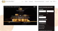 Desktop Screenshot of capitalgoldgroup.com